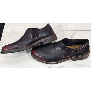 Naot Men's Director Slip-On Comfort Shoe Leather Cordovan Black Loafer 44 | 10.5